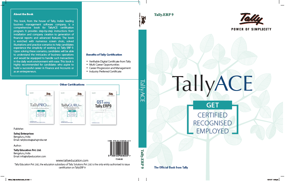 Tally Training Book